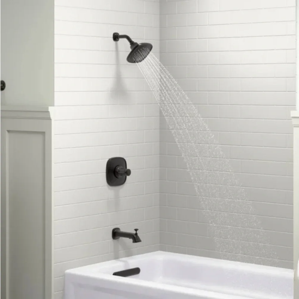 Kohler Terzet Square Shower Head Chrome Wall Mount Bathroom Showerhead Open Box